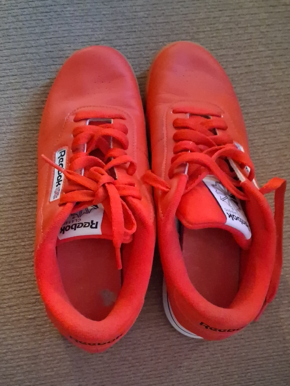 Reebok Red Lace-Up Sneakers - Picture 4 of 5